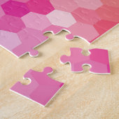 Puzzle Motif hexagone design moderne (Côté)