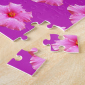 Puzzle Motif_Hibiscus_rose,_ (Côté)