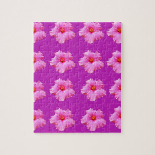 Puzzle Motif_Hibiscus_rose,_