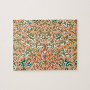 Puzzle Motif Hyacinthe Rose Poussiéreuse de William Morri