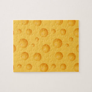 Puzzle Motif jaune de fromage