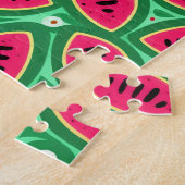Puzzle Motif joli pastèque (Côté)