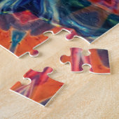 Puzzle Motif Kaleidoscope couleur psychédélique (Côté)