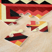 Puzzle Motif kaléidoscope géométrique Abstrait coloré (Côté)