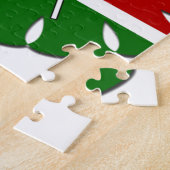 Puzzle Motif kenyan rond : un symbole national (Côté)