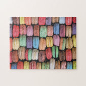 Puzzle Motif Macaron français coloré (Horizontal)