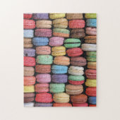 Puzzle Motif Macaron français coloré (Vertical)
