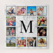 Puzzle Motif Marbre blanc en pierre (Vertical)