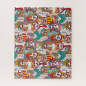 Puzzle Motif mignon de mode de chiot (Vertical)