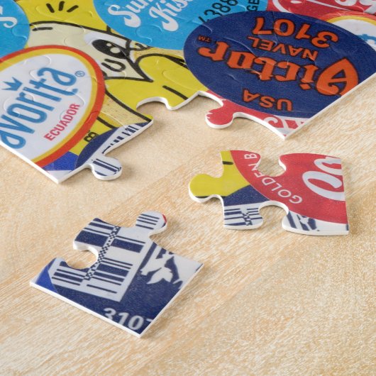 Puzzle Motif Montage Sticker Fruit (Côté)