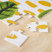 Puzzle Motif Naïve Green Black Tree (Côté)
