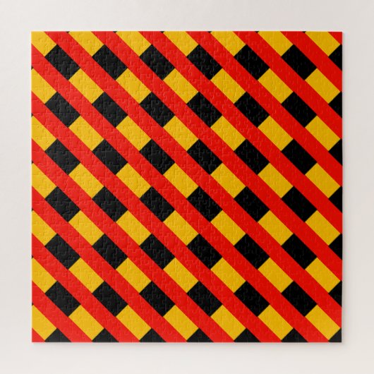 Puzzle Motif noir et rouge (Vertical)