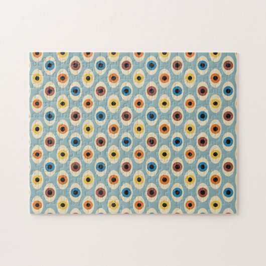 Puzzle Motif oculaire rétro (Horizontal)