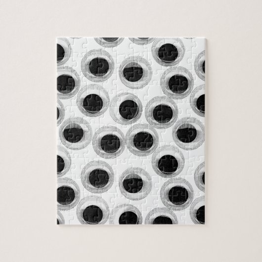 Puzzle Motif oeil Google - arrière - plan transparent (Vertical)