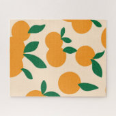 Puzzle Motif Oranges De Fruits Citriques De Style Moderne (Horizontal)