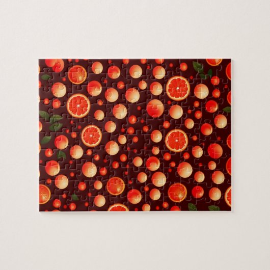 Puzzle Motif Oranges et pamplemousses (Horizontal)