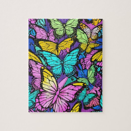 Puzzle Motif papillon (Vertical)