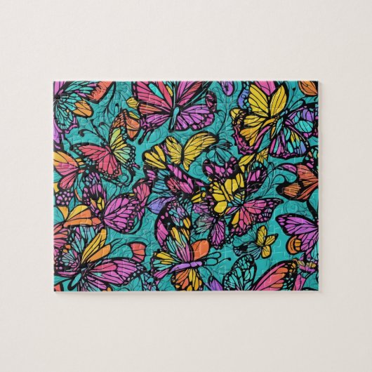 Puzzle Motif papillon (Horizontal)