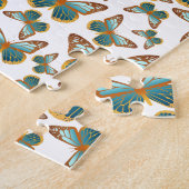 Puzzle Motif papillon bleu dégradé (Côté)