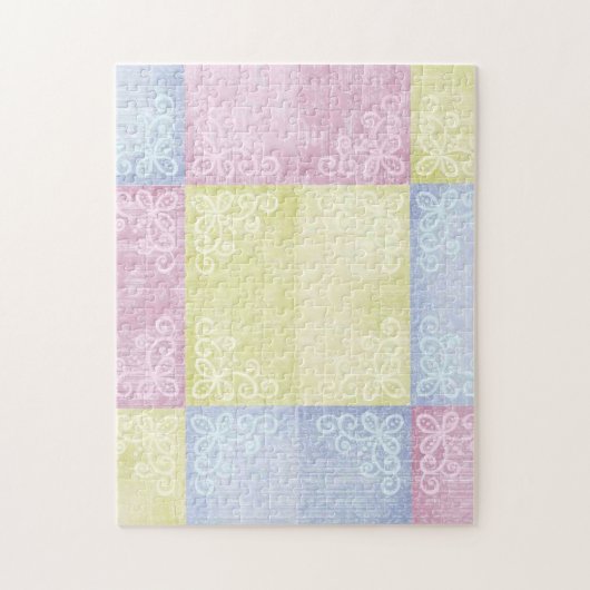 Puzzle Motif Patchwork (Vertical)