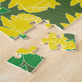 Puzzle Motif personnalisé Roses jaunes (Côté)
