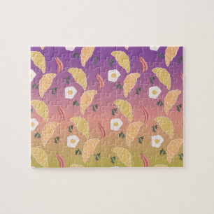 Puzzle Motif petit déjeuner mignon et dégradé ombré arc-e