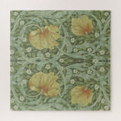 Puzzle Motif Pimpernel (par William Morris) (Horizontal)