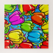 Puzzle Motif poivrons Pop Art (Horizontal)