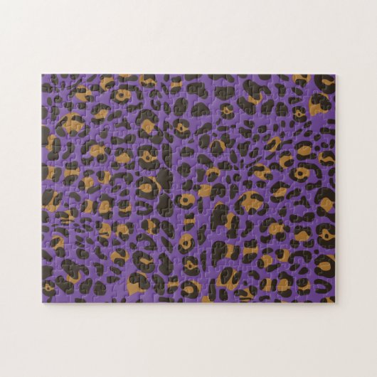 Puzzle Motif Poster de animal Leopard Jaguar (Horizontal)