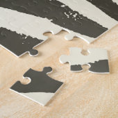 Puzzle Motif Poster de animal Zebra Stripe (Côté)