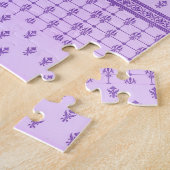 Puzzle motif pourpre (Côté)