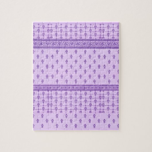 Puzzle motif pourpre (Vertical)