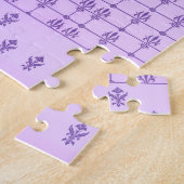 Puzzle motif pourpre (Côté)