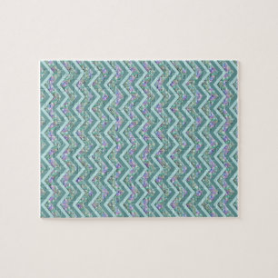 Puzzle Motif Rainbow Foil ZigZag