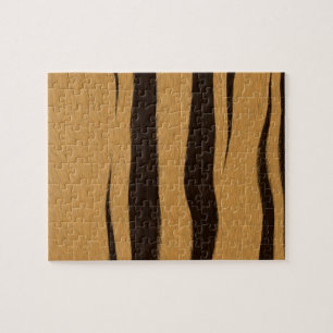 Puzzle Motif Rayures de Tigre.