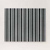 Puzzle Motif rayures noires et blanches (Horizontal)