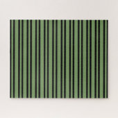 Puzzle Motif rayures noires vertes (Horizontal)