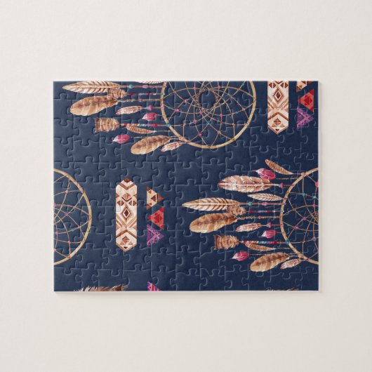 Puzzle Motif rêveur de receveur de Boho (Horizontal)