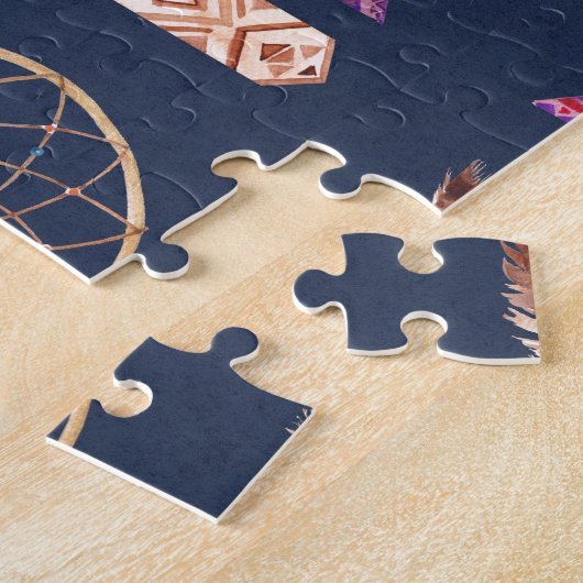 Puzzle Motif rêveur de receveur de Boho (Côté)