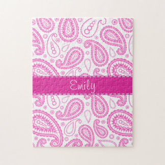 Puzzle Motif rose de Paisley