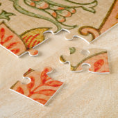 Puzzle Motif rose et Rose (par William Morris) (Côté)