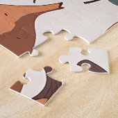 Puzzle Motif sans couture de patate douce (Côté)