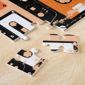Puzzle Motif sans couture rétro (Côté)