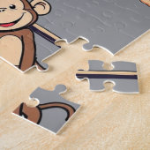 Puzzle Motif Singe Malicieux (Côté)