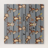 Puzzle Motif Singe Malicieux (Horizontal)