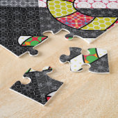 Puzzle Motif sucre de canne (Côté)