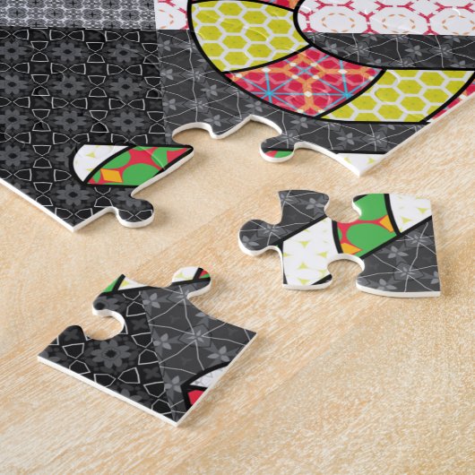 Puzzle Motif sucre de canne (Côté)