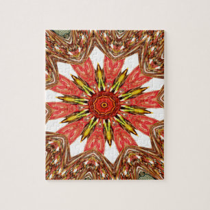 Puzzle Motif traditionnel africain asiatique edge