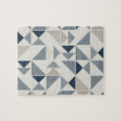 Puzzle motif triangulaire géométrique (Horizontal)