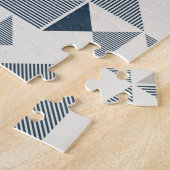 Puzzle motif triangulaire géométrique (Côté)